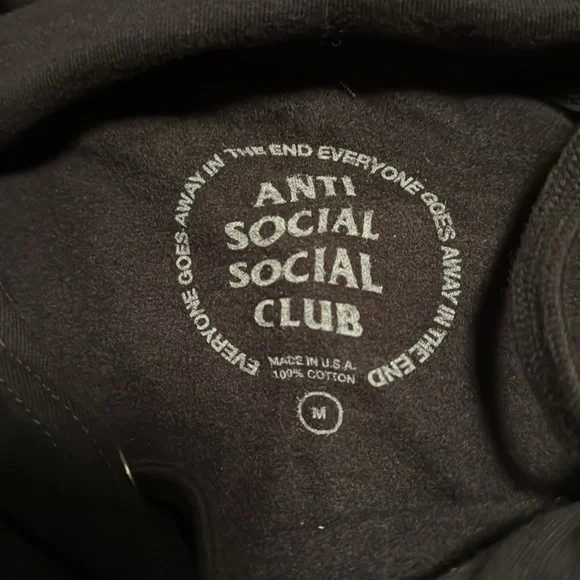 Anti Social Social Club Hoodie - Picture 3 of 3